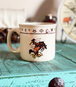 Bucking Horse Coffee Cup