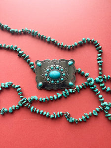 Turquoise Concho Buckle