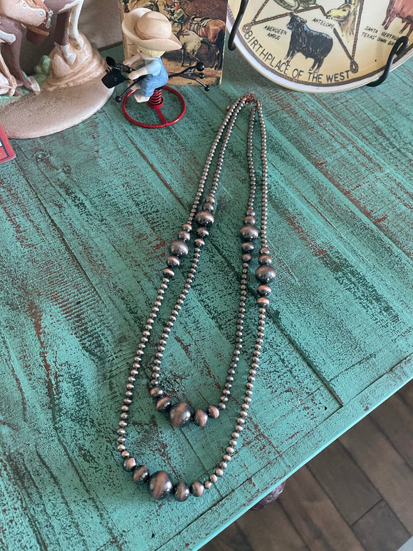 Copper Pearl Necklace