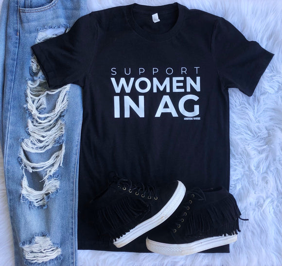 Support Women In Ag - Black