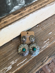 Silver / Turquoise Earrings