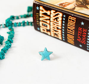 Authentic Turquoise Star Ring - Adjustable
