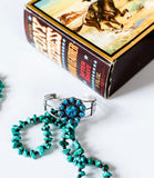 Authentic Turquoise Cluster Cuff